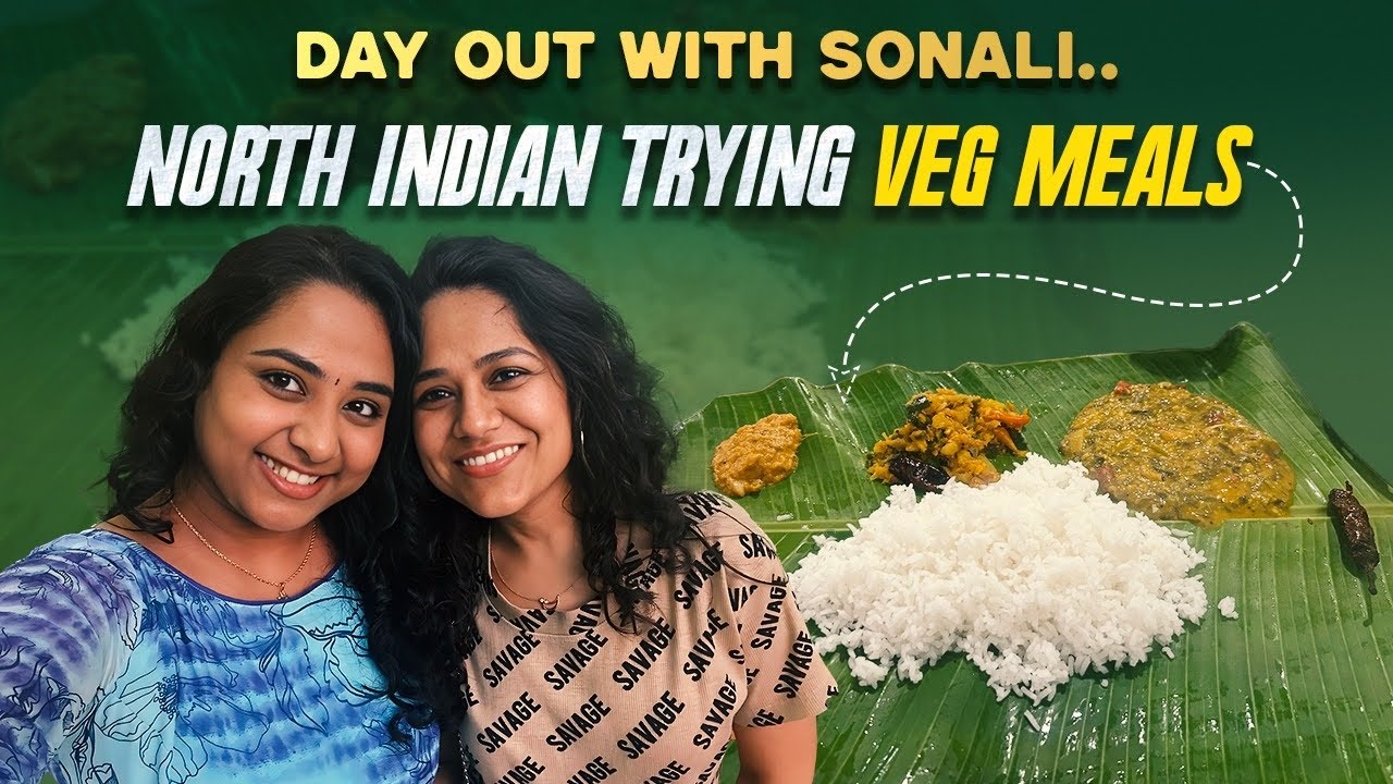 Day out with sonali | Curly hair Gift box for beginners | Trying veg meals  | First hindi vlog