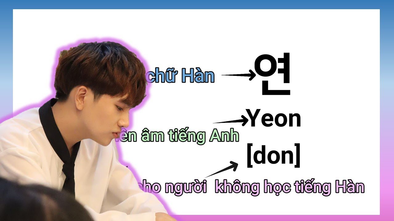 Cách đổi tên tiếng Việt sang tên tiếng Hàn