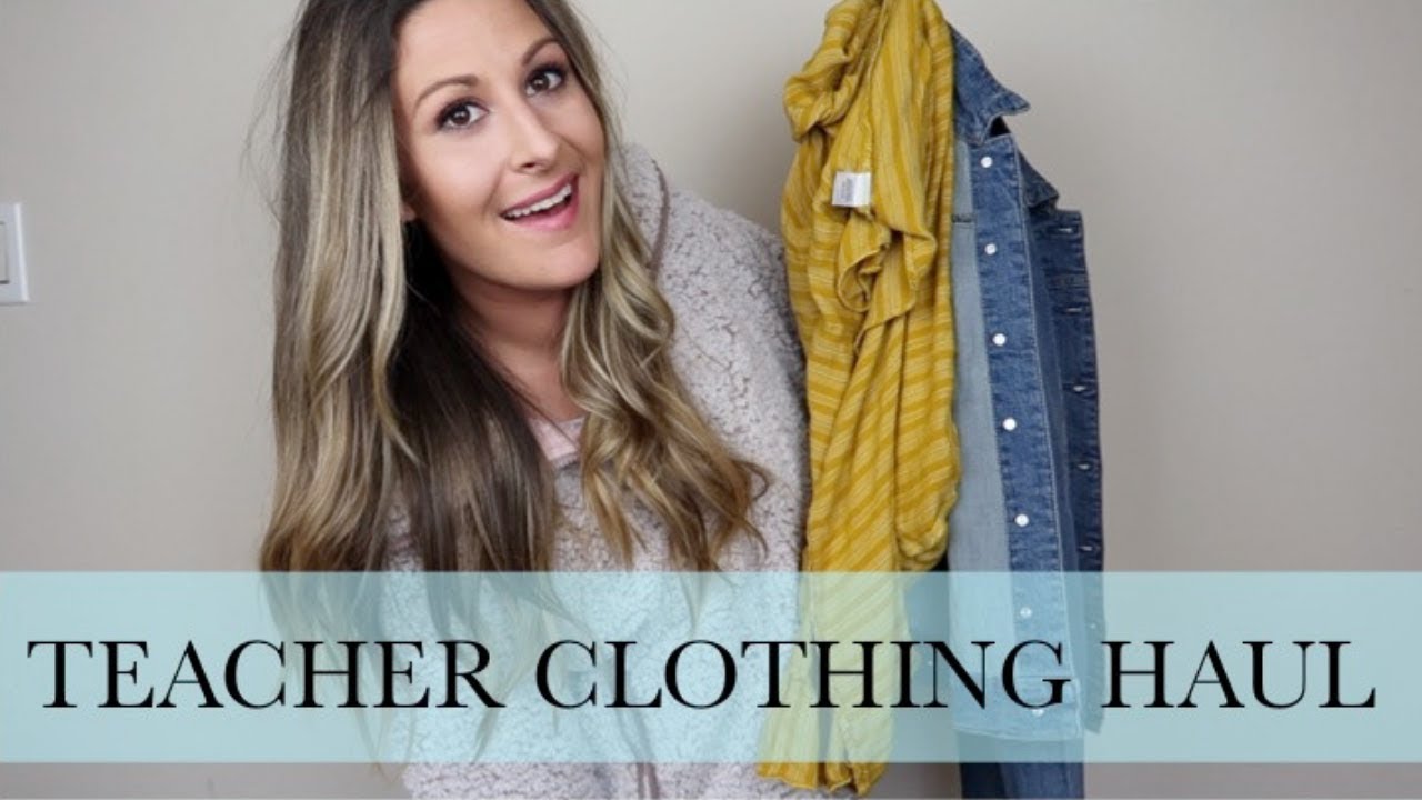 BACK TO SCHOOL CLOTHING HAUL - Teacher Edition!