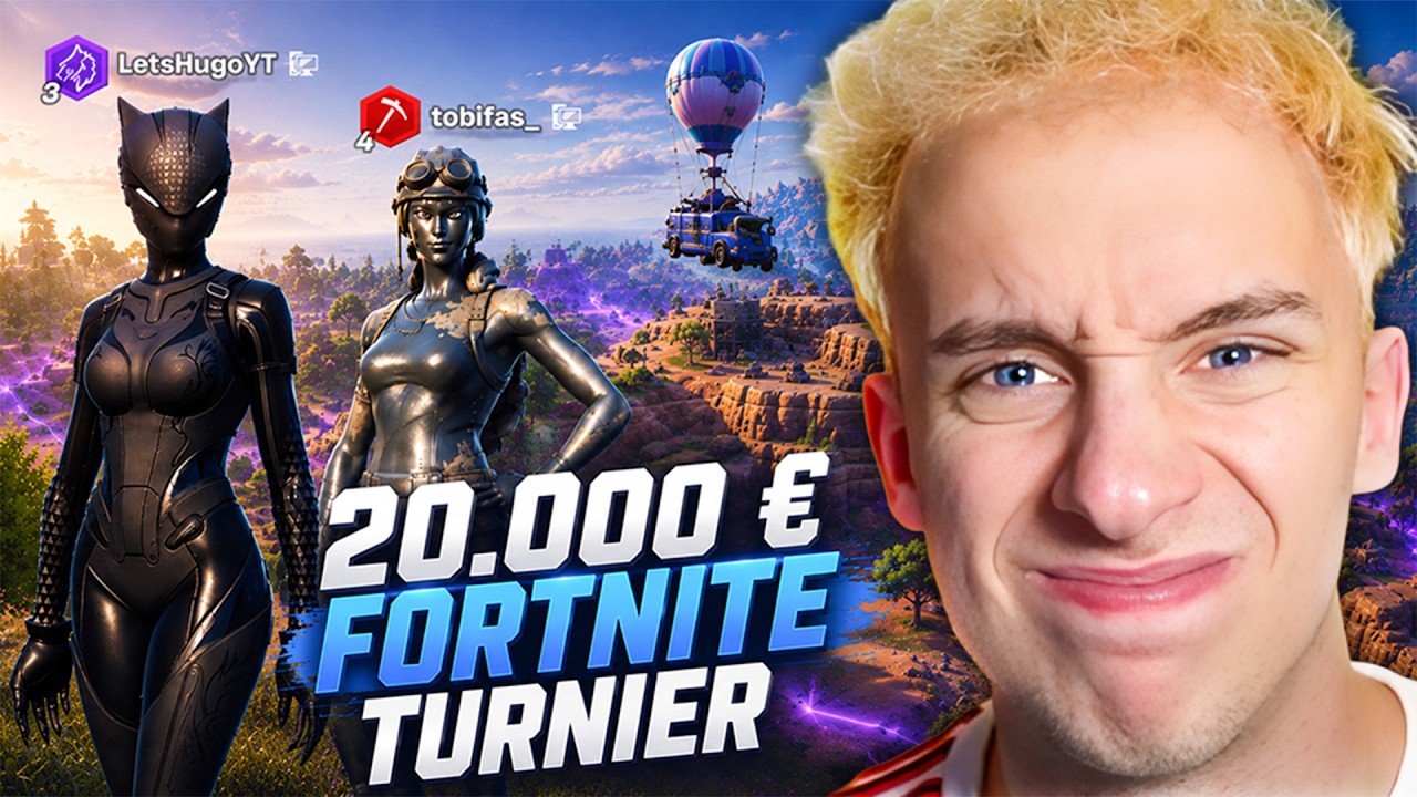 20.000&euro; FORTNITE TURNIER 🏆 (mit tobifas)