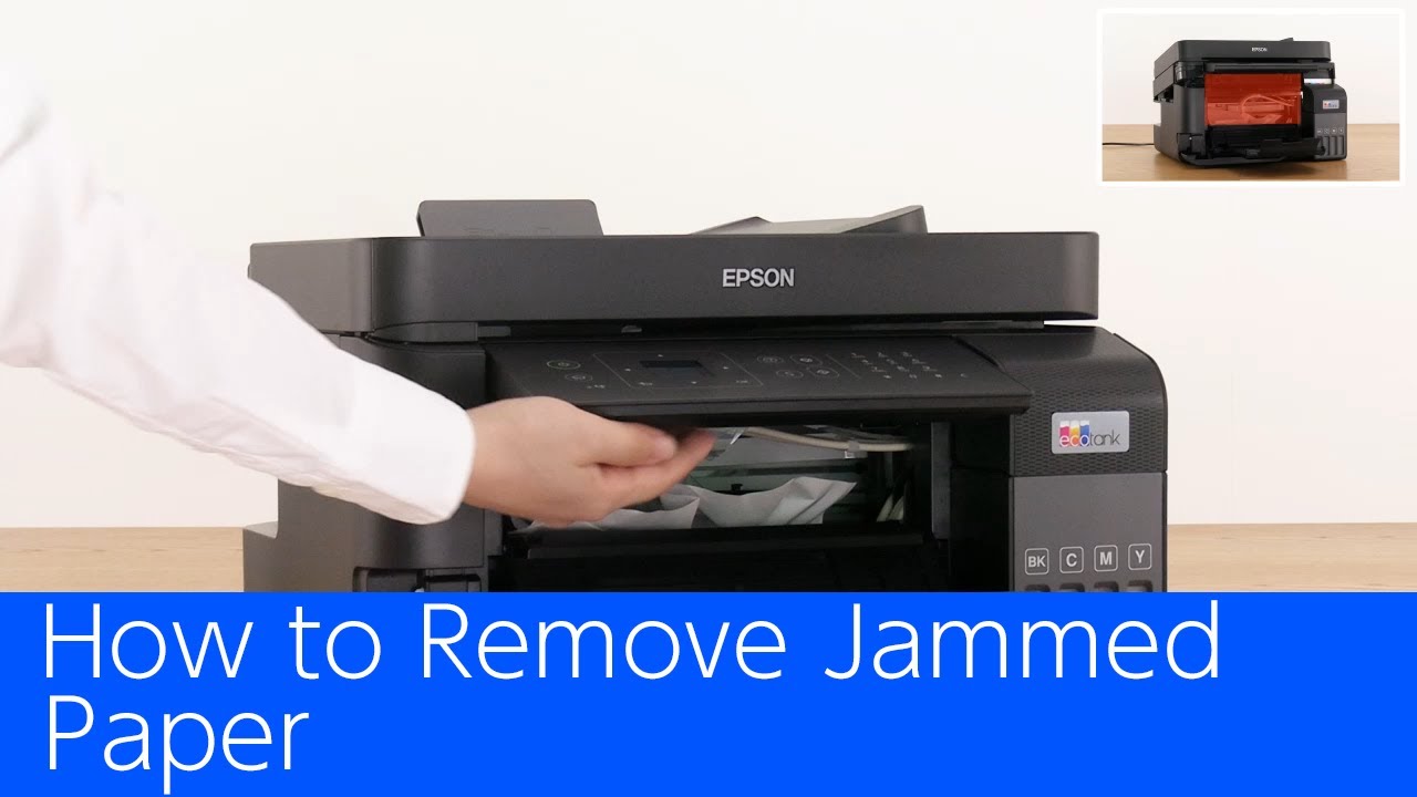 ET-2840/L3560/ET-4810/L5590 - How to Remove Jammed Paper