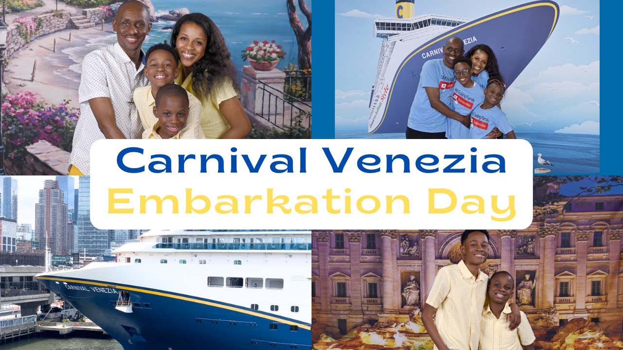 Посадка на новейший корабль Carnival | Carnival Venezia | Путешествие с детьми