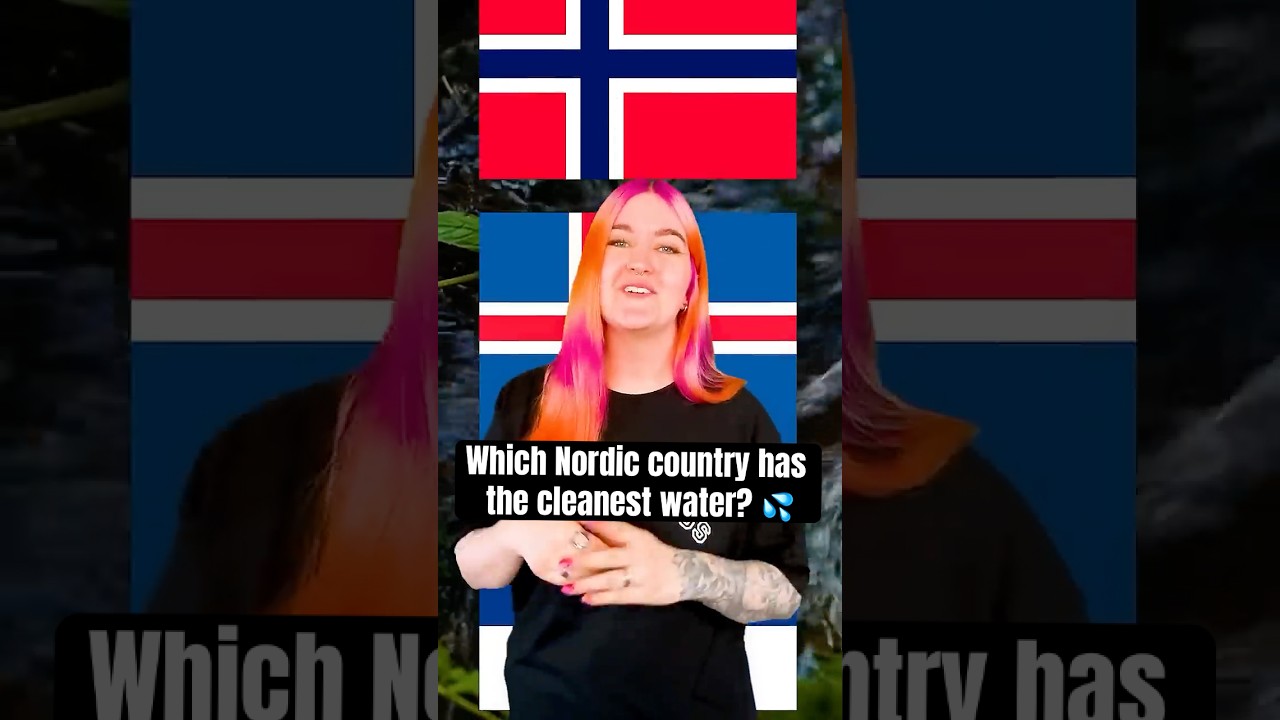 Which Nordic country has the cleanest drinking water?💧 #tapwater #nordiccountries