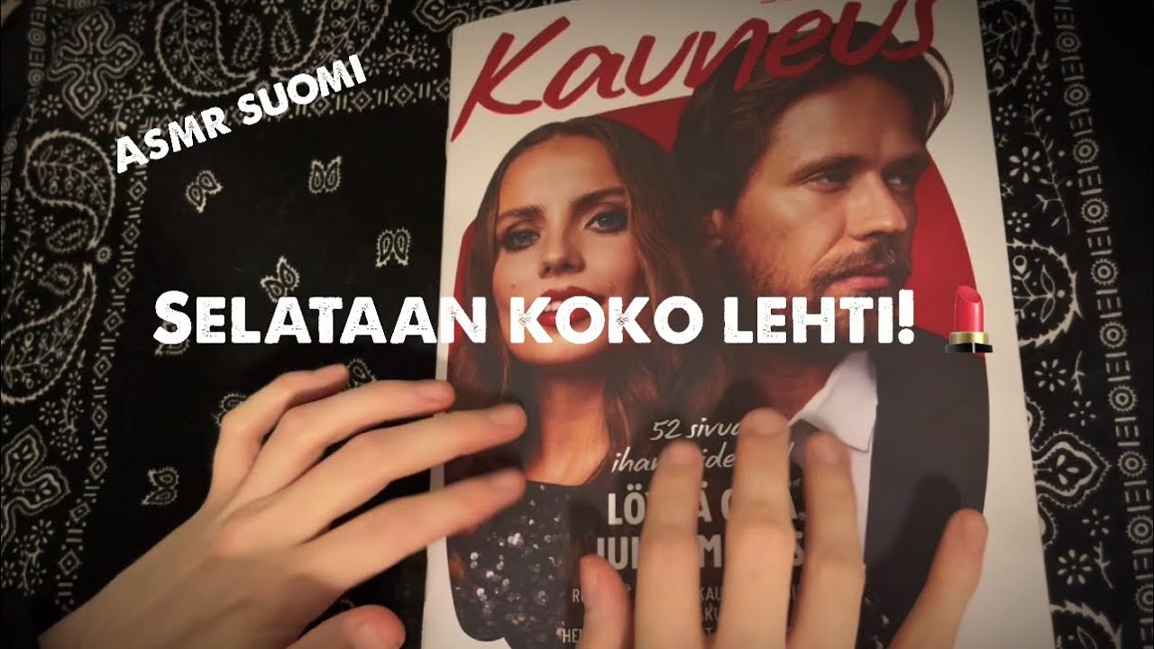 ASMR SUOMI - Selataan KOKONAAN tää lehti läpi! (Citymarket Kauneus) 💄✨🎄