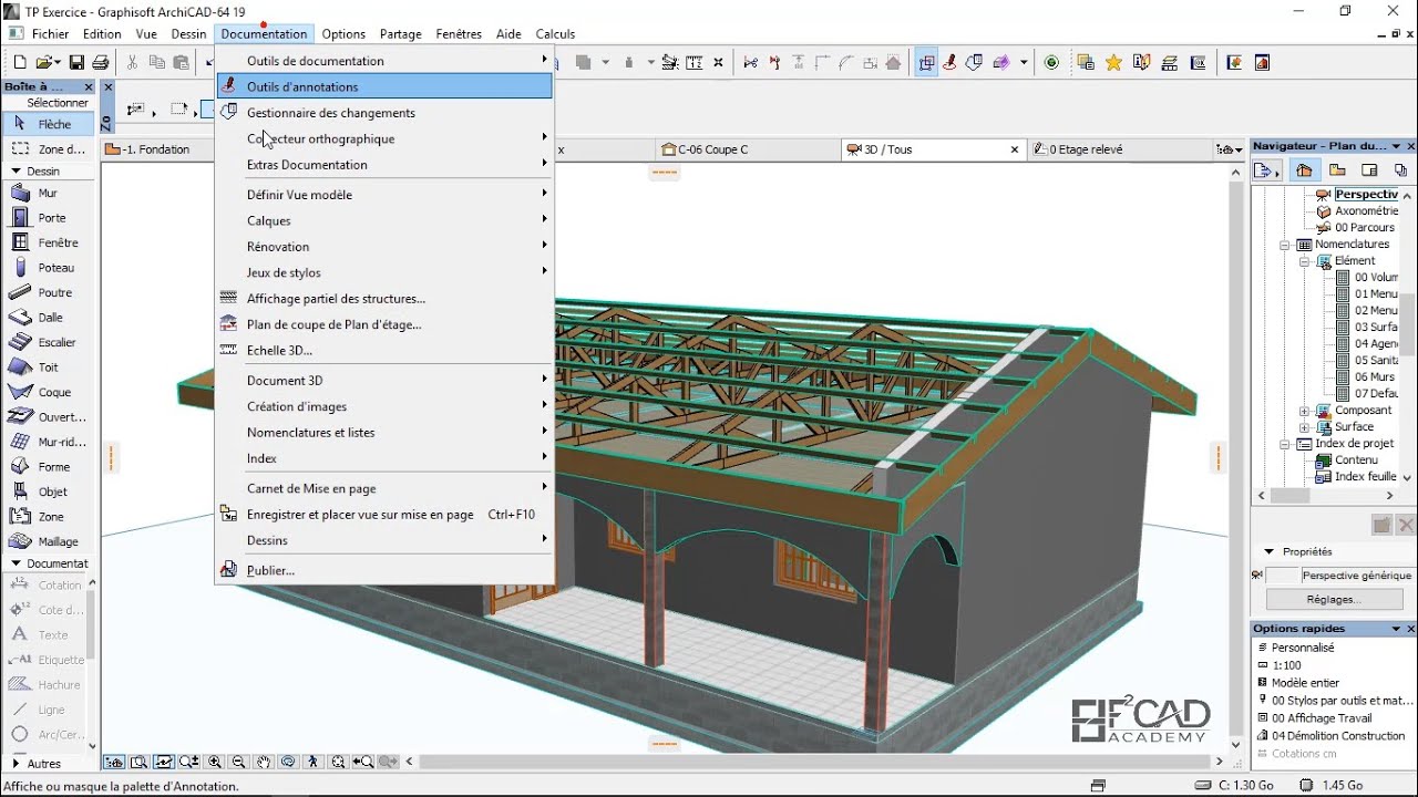 Comment réaliser le métré d’une maison sur ArchiCAD