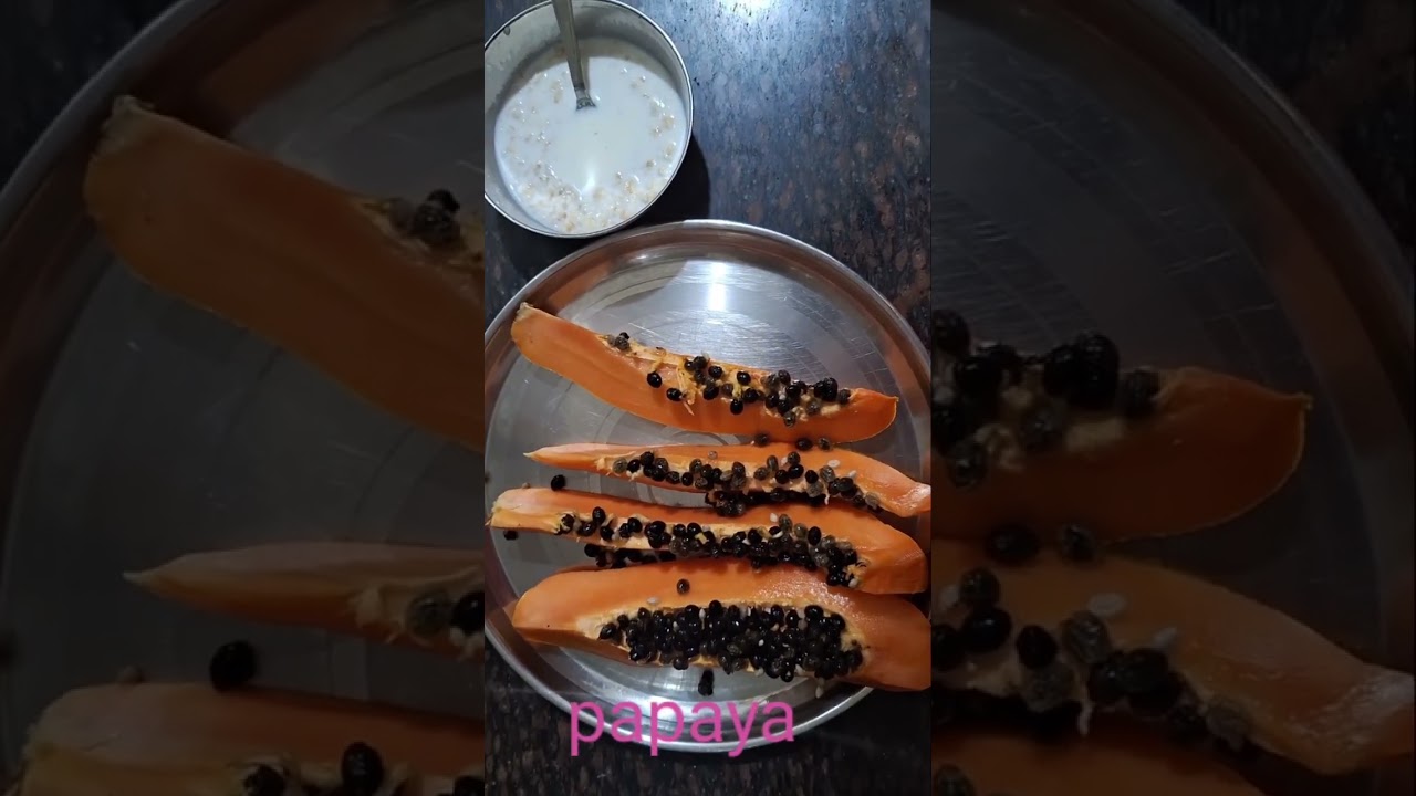 papaya oatmeal for toddler's #oatmeal #babyfood