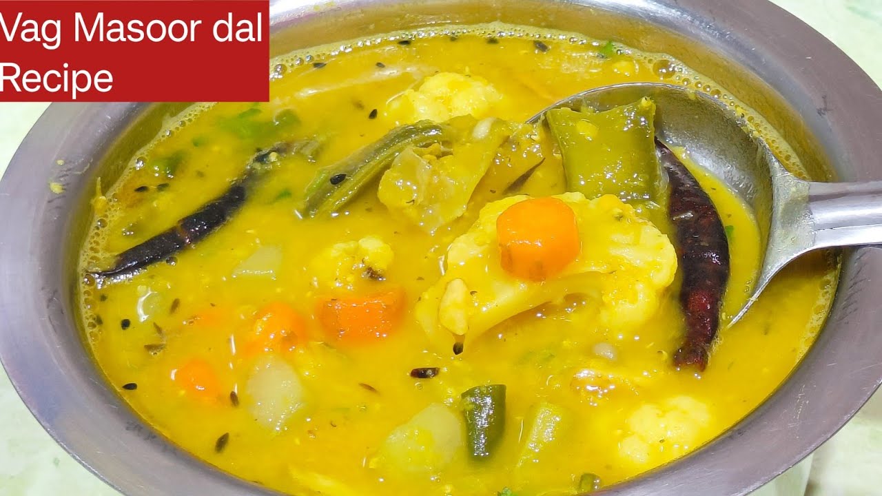 শীতকালের সব সবজি দিয়ে মসুর ডাল এভাবে একবার রান্না করে দেখুন।Vag masoor dal Recipe। Fulkopi Recipe 