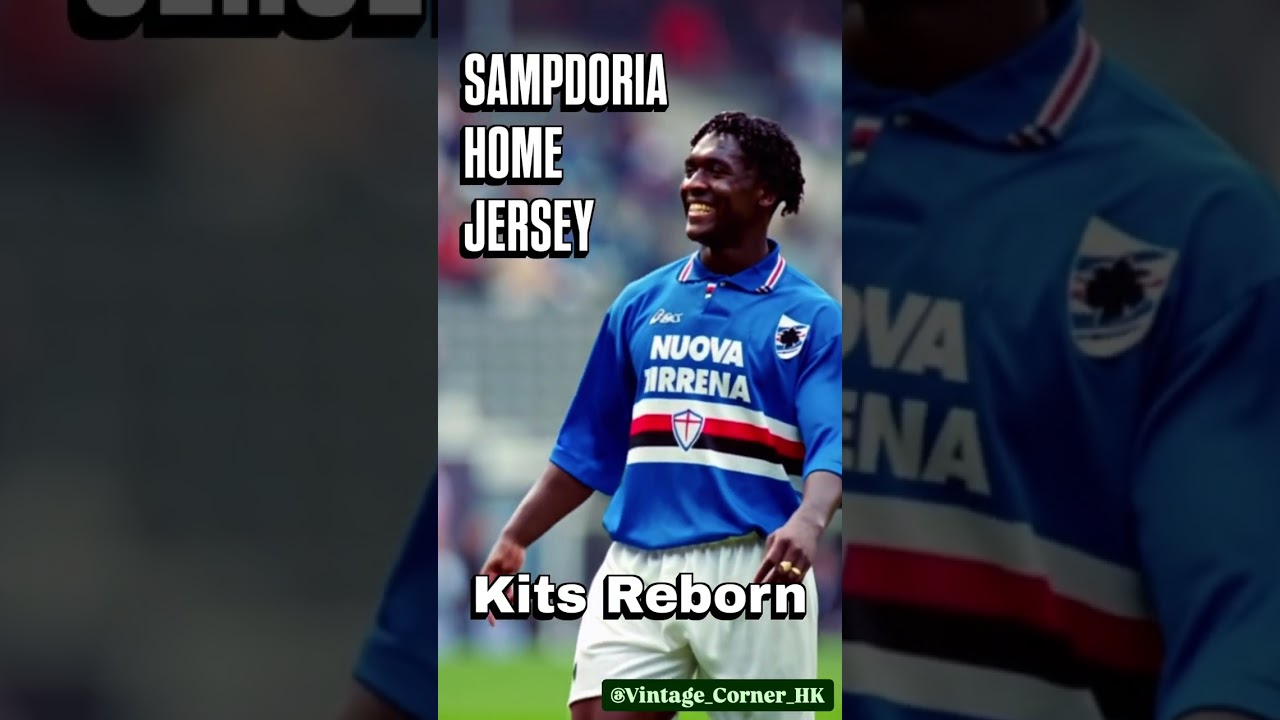 🔵Blucerchiati forever. 1995&ndash;96 Sampdoria home shirt by Asics.🔵 #football #soccer #fifa #messi #asics