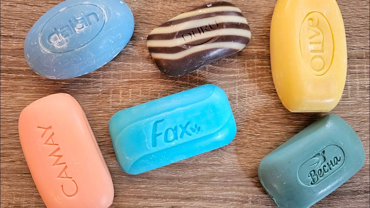 ASMR cutting dry soap/soap crunch