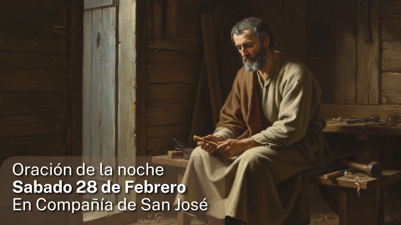 Oracion de la noche a San Jose Sabado 28 de febrero