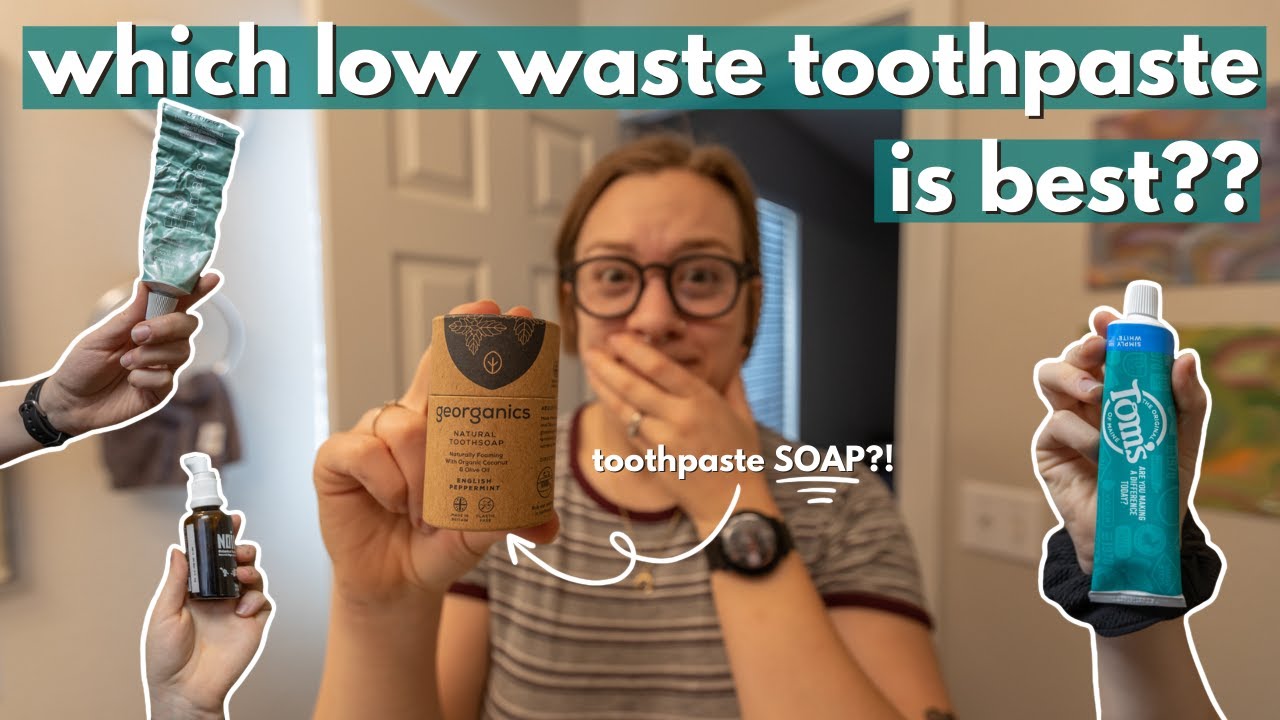 WHICH ZERO WASTE TOOTHPASTE IS BEST? Eco toothpaste review: Hey Humans, Toothpaste Tabs, and More!