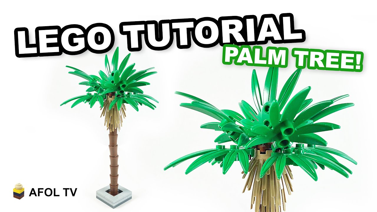 LEGO 2-Minute PALM TREE (Tutorial!)