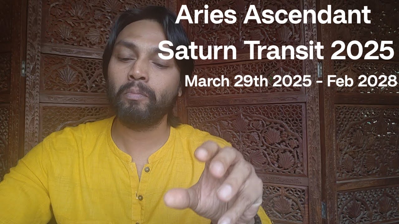 Aries Ascendant - Saturn Transit in Pisces 2025 / Career / Health / Wealth / Relationship
