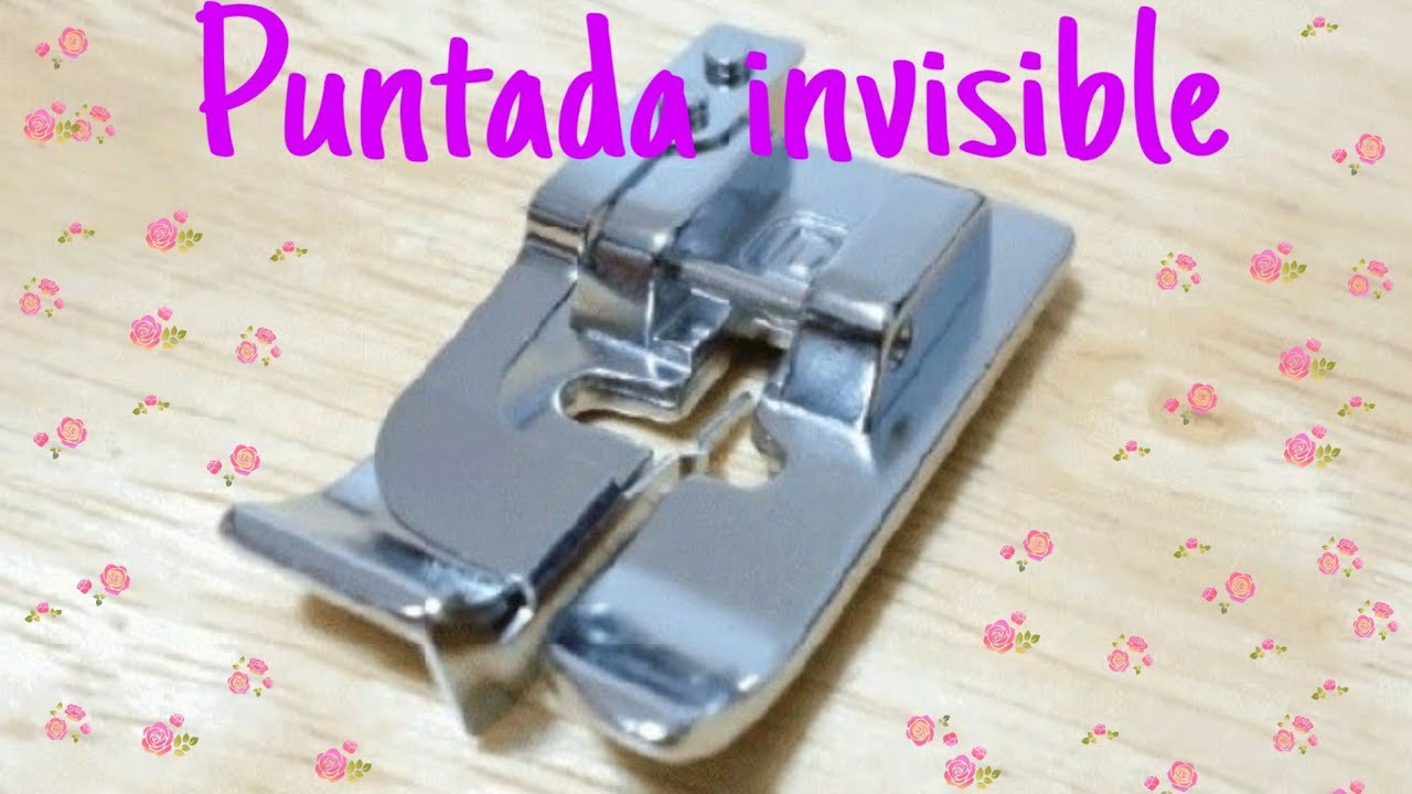 Puntada invisible en tu maquina de coser ( Brother CS6000I)