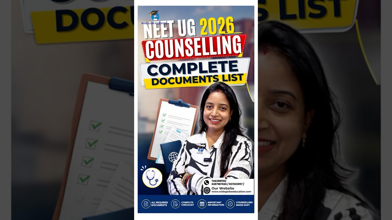 NEET UG 2026 Counselling Complete Documents List | MBBS ADMISSION GUIDE #documents #neetug2026
