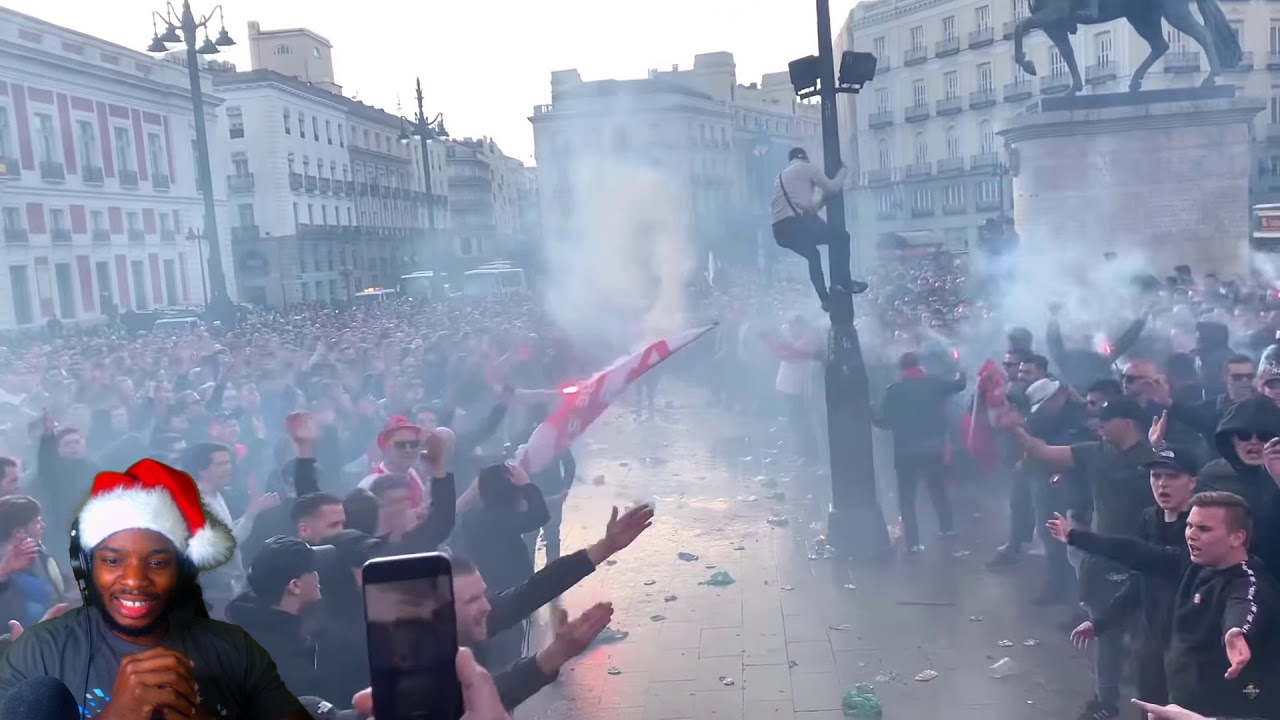 ENTRADA AJAX IN MADRID 5.3.2019 : MADNESS!! | EmekaReacts
