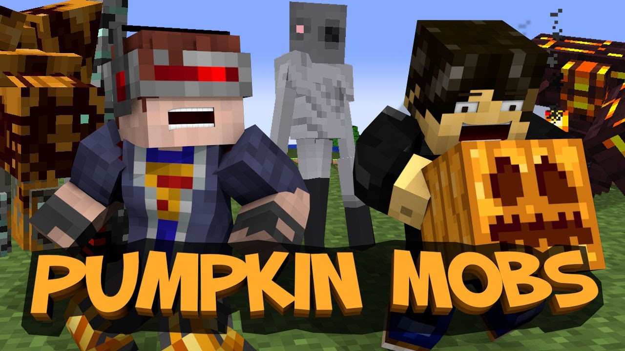 Minecraft Mod Showcase : PUMPKIN MOBS Mod