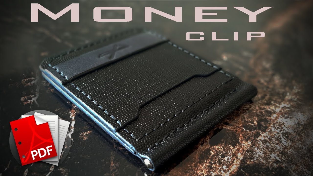 Money Clip Leather Wallet  v2 / PATTERN