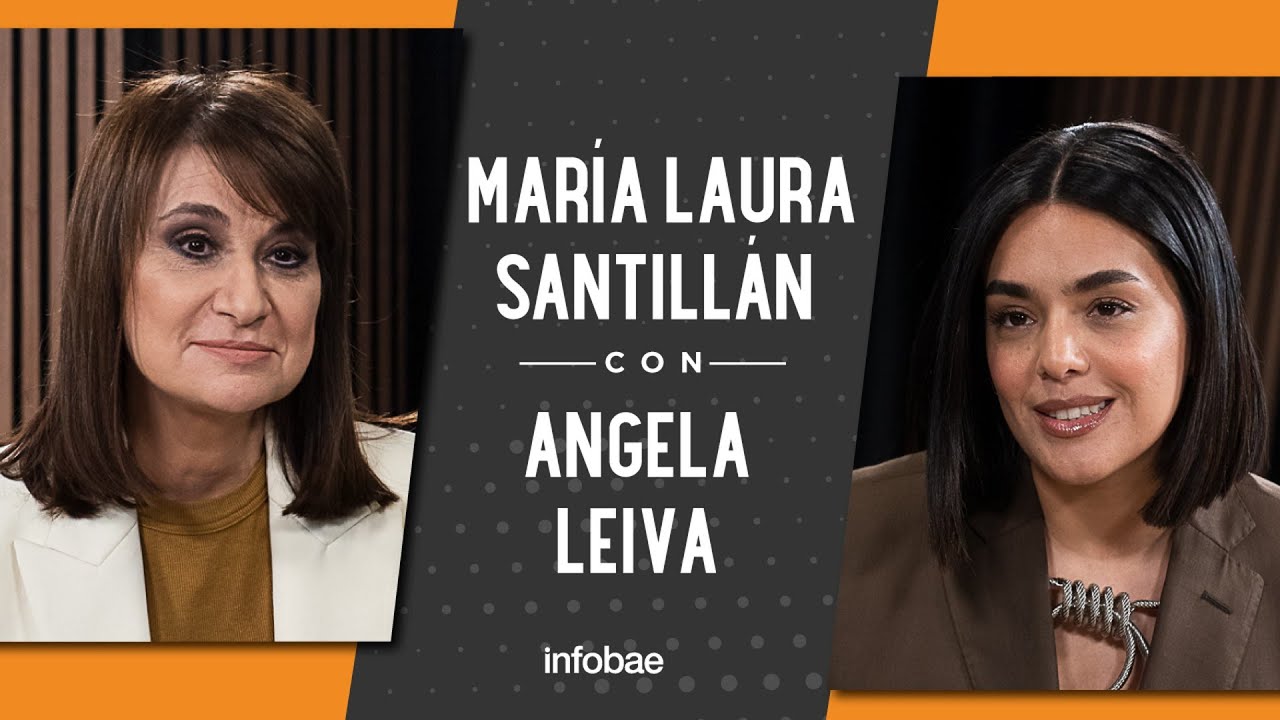 Angela Leiva con María Laura Santillán: 