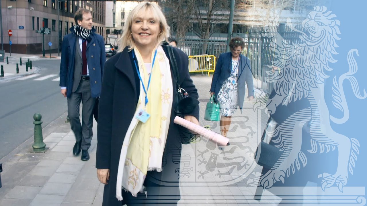 Europaministerin Dr. Beate Merk in Br&uuml;ssel - Bayern