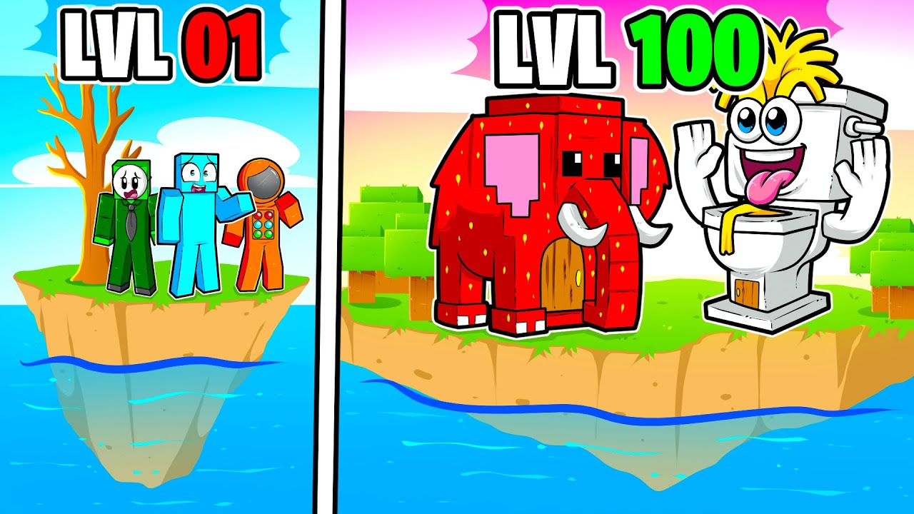 Evolui Minha Ilha no Minecraft!