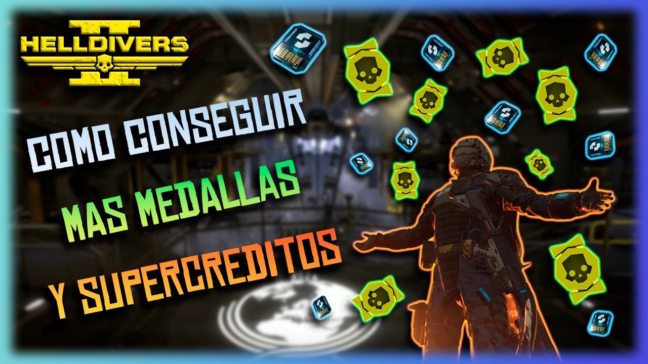 💥COMO CONSEGUIR CREDITOS 💶 Y MEDALLAS 🎖 PARA BONOS EN HELLDIVERS 2 💀- DE RECLUTA A SUPERHELLDIVER 💪🗿