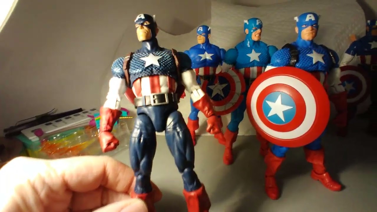 ACTION FIGURE OBSESSION! The Evolution of Modern Marvel Legends Captain America Figures! Pt. 1 of 2!