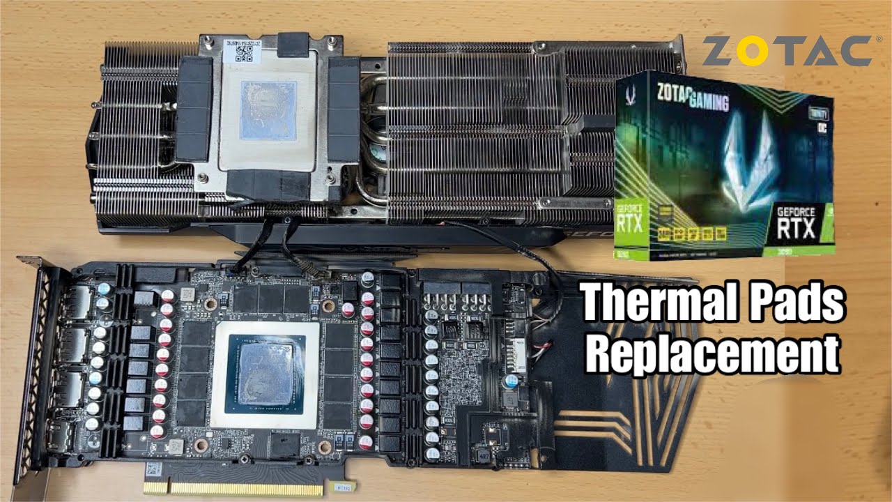 3090 Zotac Trinity Thermal Pads Replacement