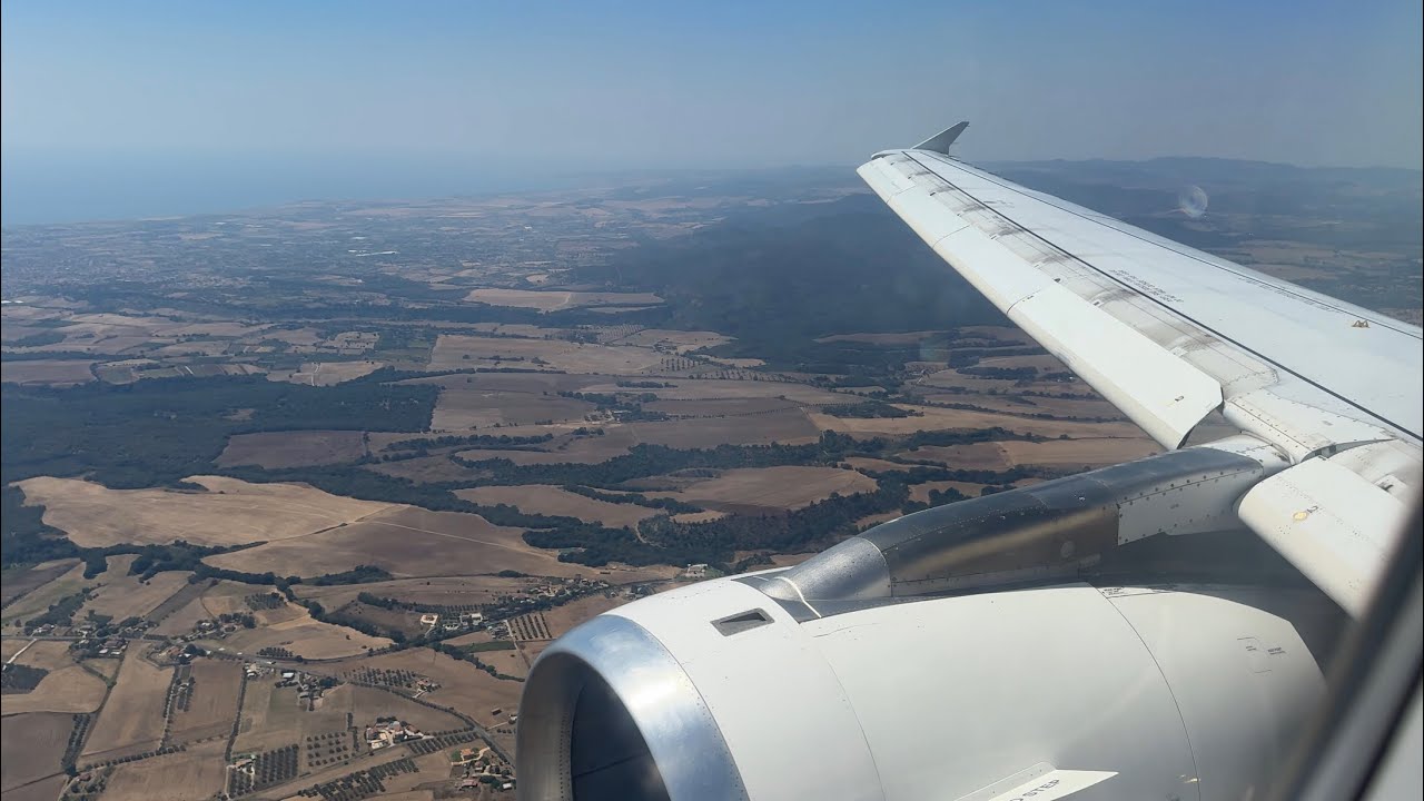 Aegean Airlines • Airbus A320-232 • SX-DVK • Посадка в Риме в жаркий летний день