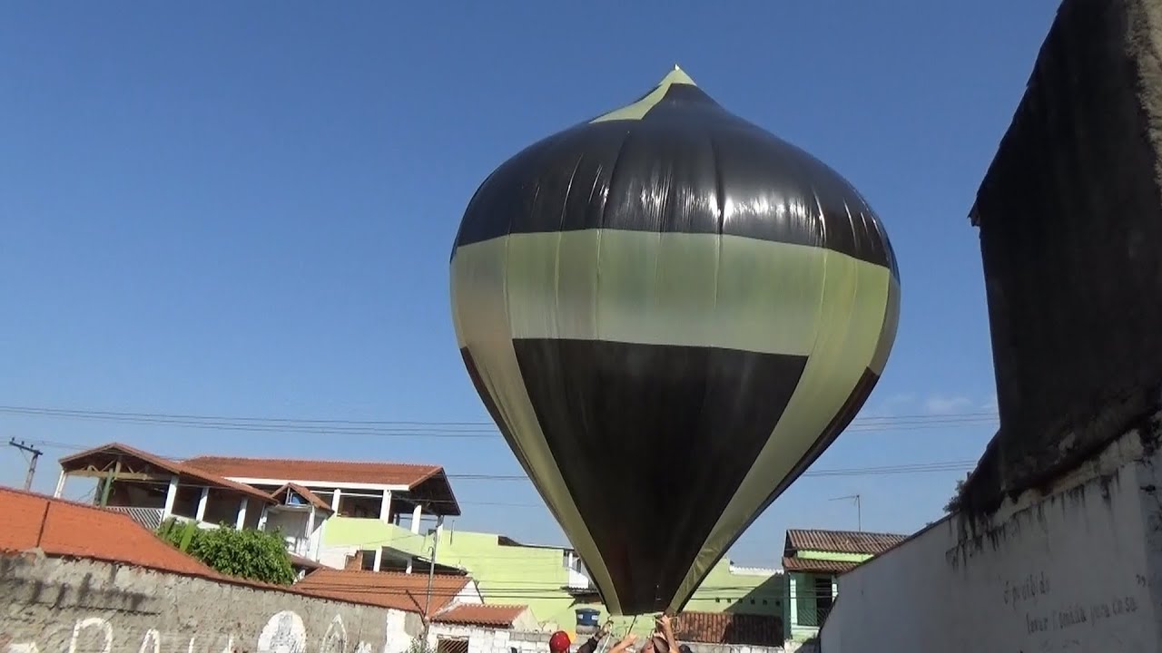 balao solar modelado 7mts fogueteiro