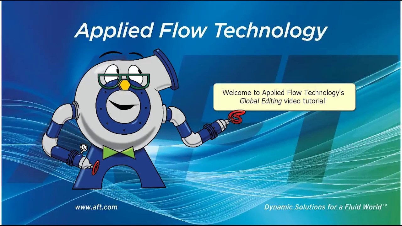 How to use the AFT Pipe Flow Software Global Edit Feature
