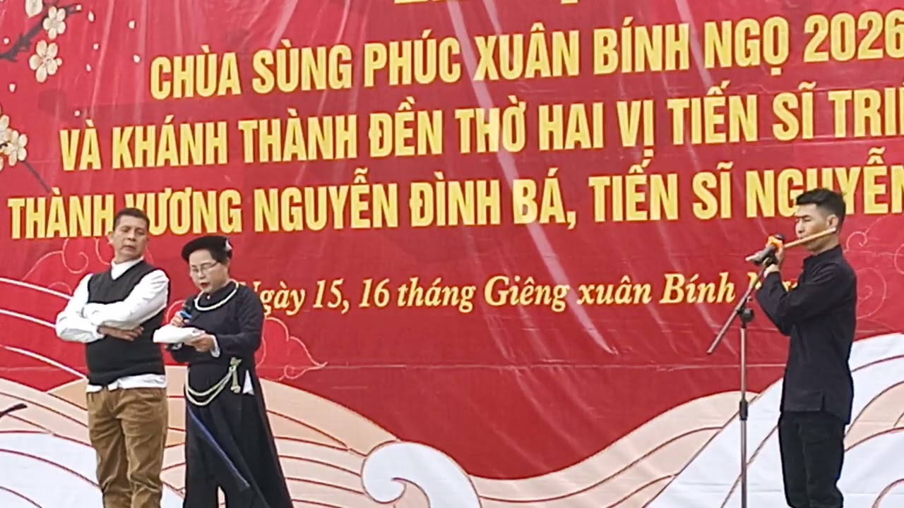 Mừng Chùa nghệ nhân Đàm Tinh Bài 2 Nông Vệ Ca Ngợi Chùa bài 3 hoàng tư 