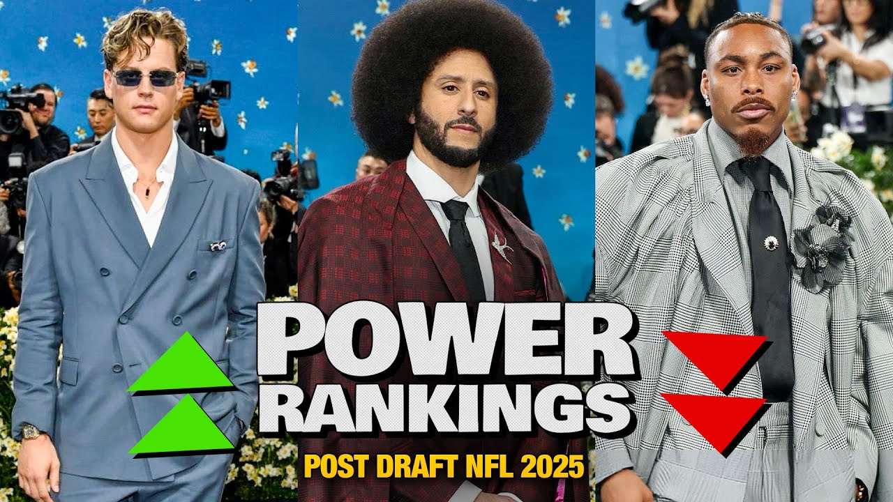 🔺Power Rankings NFL 2025🔽 - ¡Después del Draft!