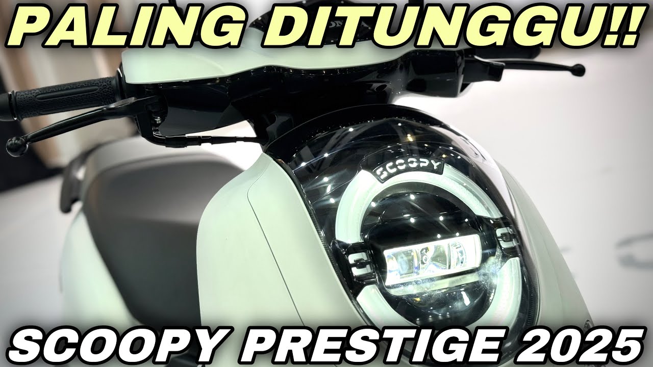 PALING DITUNGGU‼️NEW SCOOPY 2025 PRESTIGE WHITE