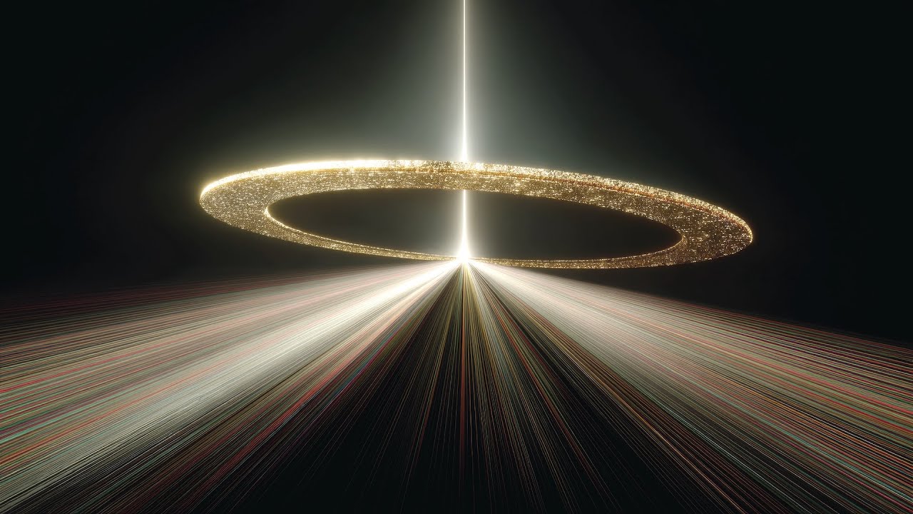 Golden Halo Radiance | Cosmic Ambient Soundscape | Sci-Fi Meditation for Deep Focus