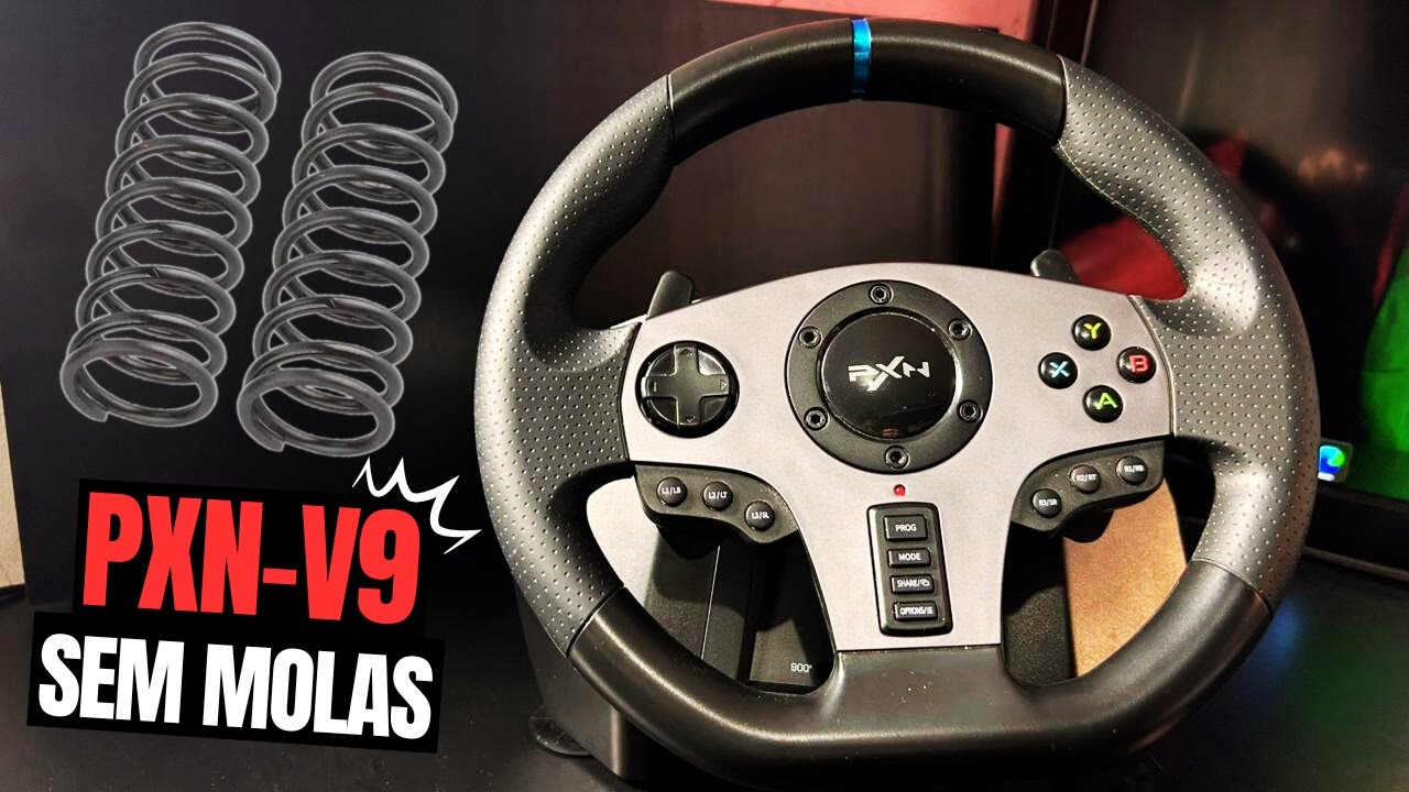 APRENDA A COMO TIRAR E COLOCAR AS MOLAS DO VOLANTE PXN-V9 | PASSO A PASSO 😎