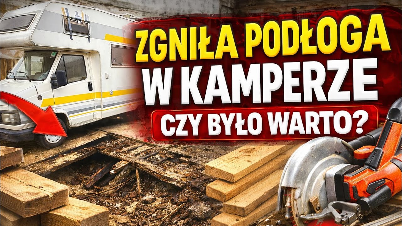 Zgniła podłoga w kamperze! - Czy było warto!?