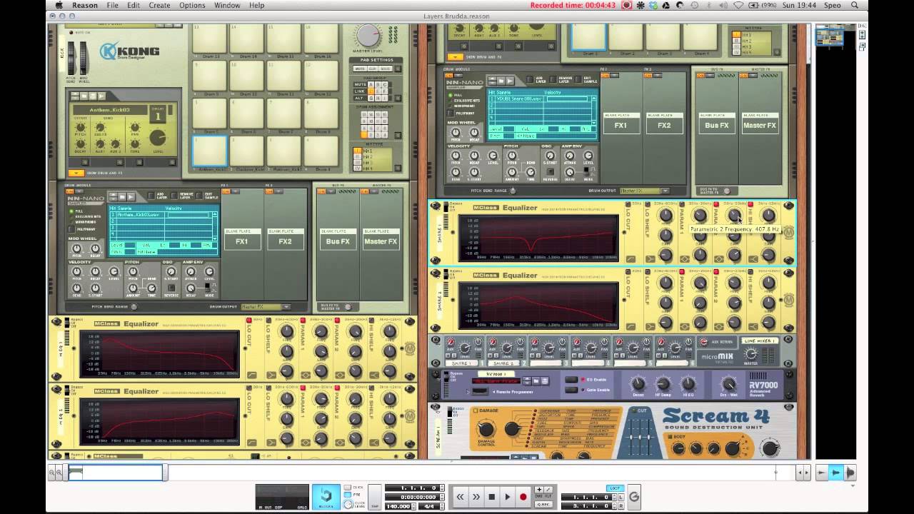 Layering: Fat Dubstep Kick & Snare Tutorial & Download [Reason 5-7]