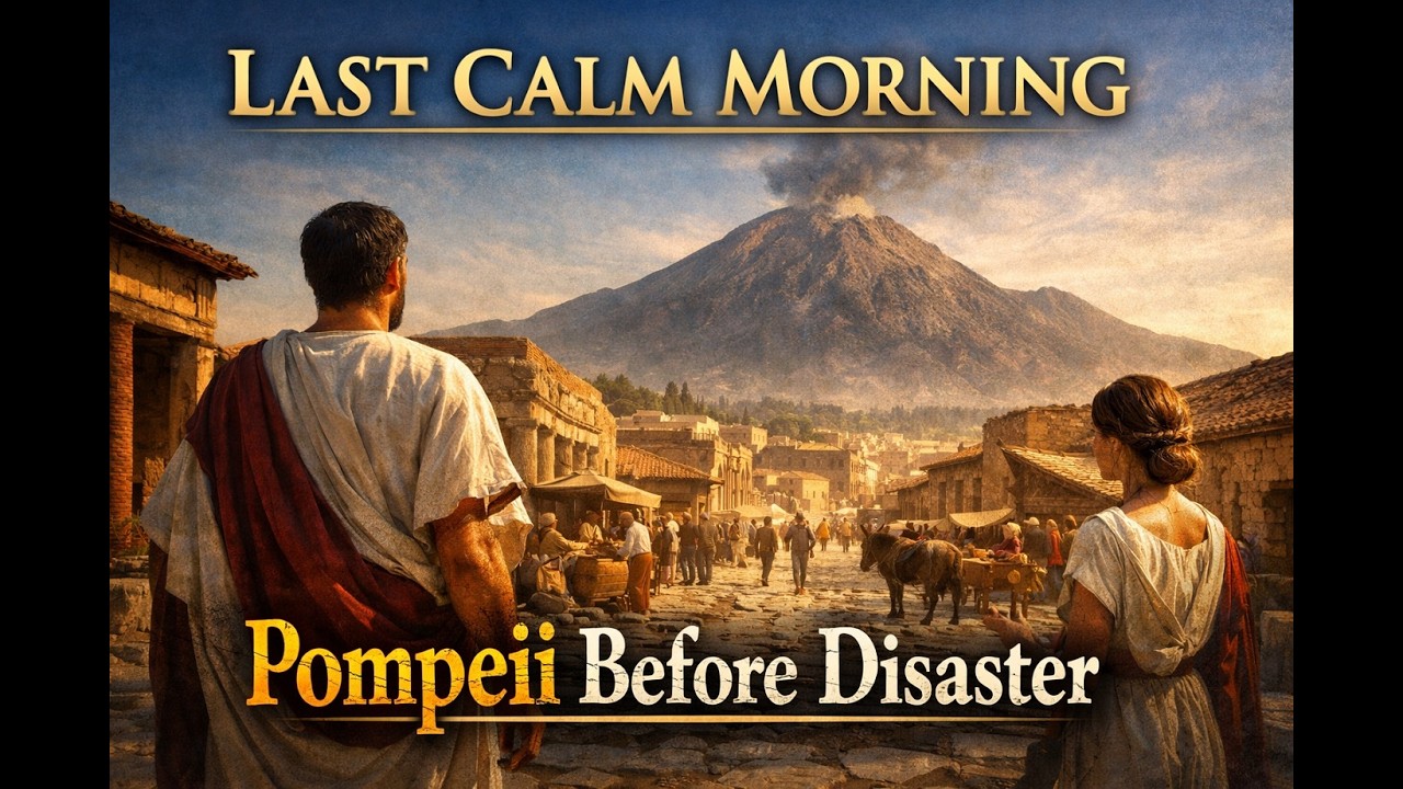 Pompeii’s Last Calm Morning 🌋 | True Roman Life Before the Eruption