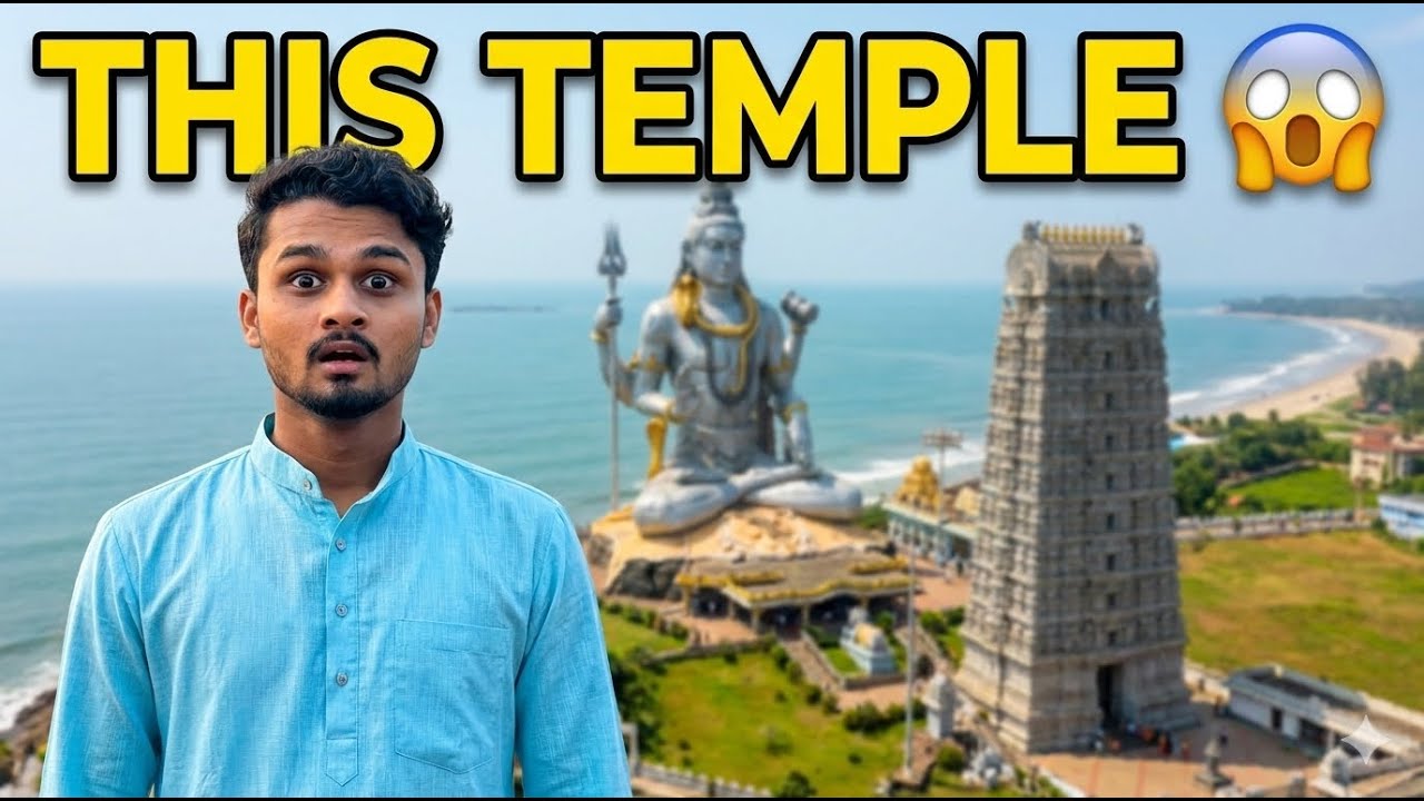 Kerala Trip Begins! ✨ Murudeshwar Temple with Family | Vlog 22