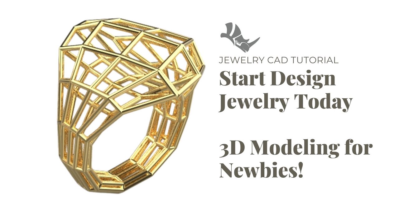 Easy Wire Ring Design in Rhino 3D: A Beginner's CAD Modeling Tutorial #454