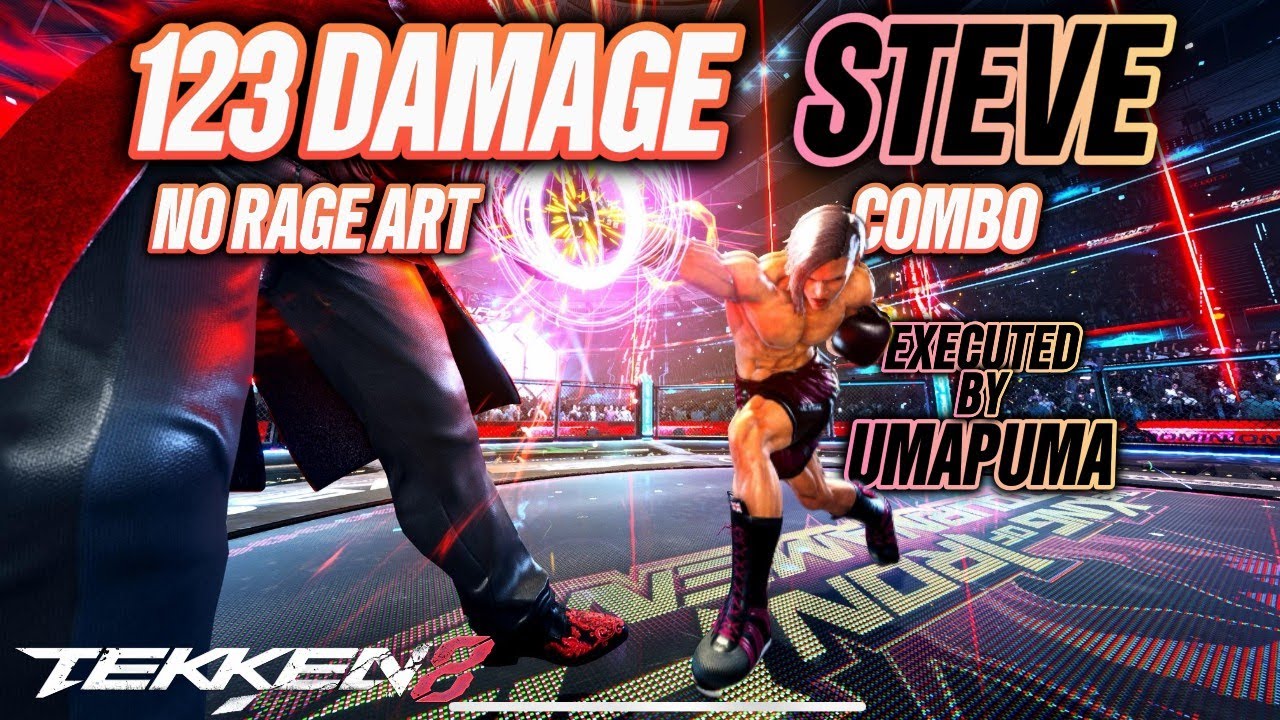 [TEKKEN 8] 123 Damage Steve Combo No Rage Art 