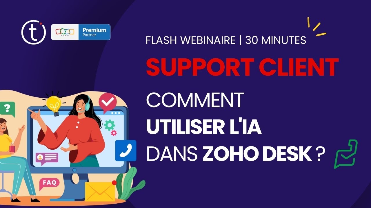 💡 Que peut faire l’IA pour votre support client dans Zoho Desk ?