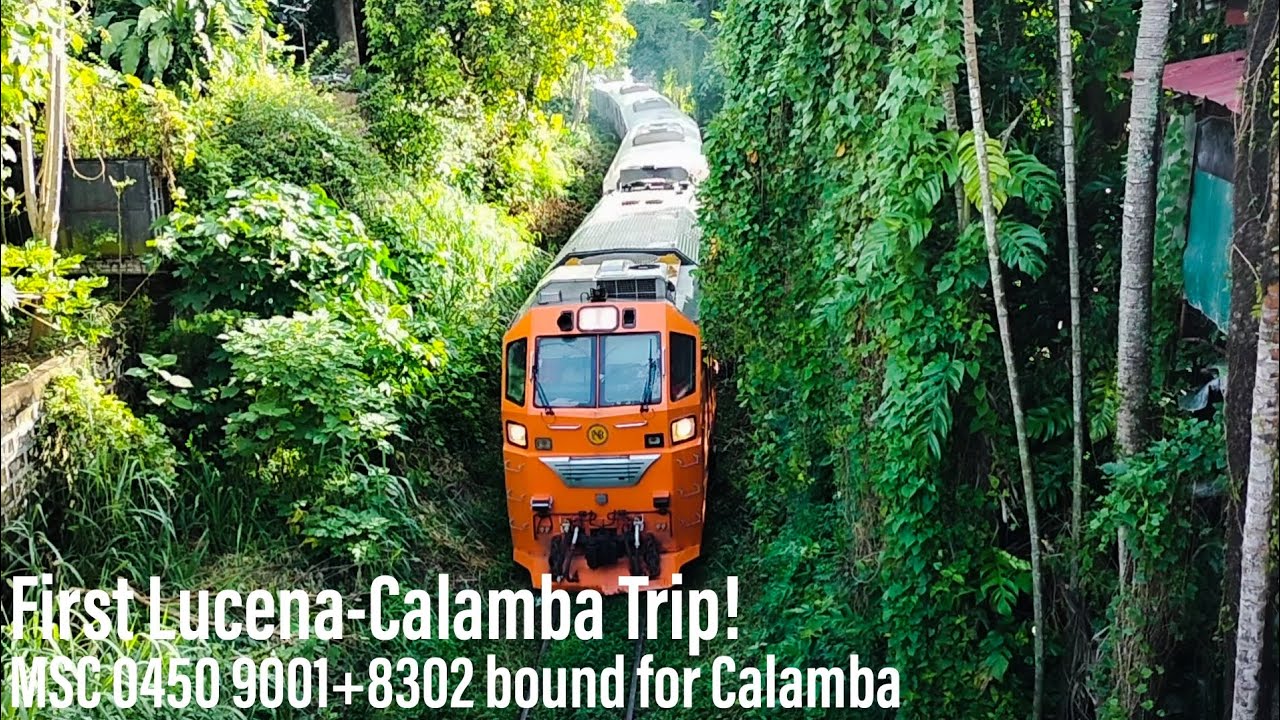 DHL 9001 First Calamba - Lucena Trip arriving in Los Baños Station - (10/07/2022)