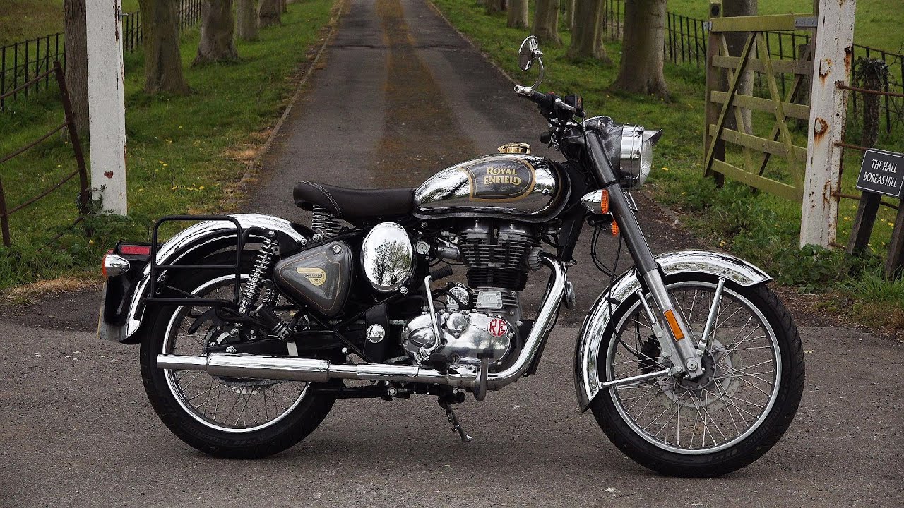 Royal Enfield Classic 500! If CARLSBERG made motorcycle shocks, This is what they would be like!