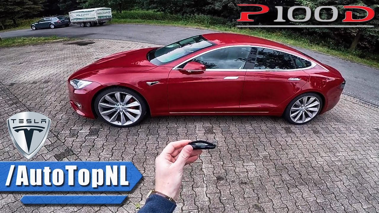 Tesla Model S P100D REVIEW POV AUTOBAHN Test Drive by AutoTopNL