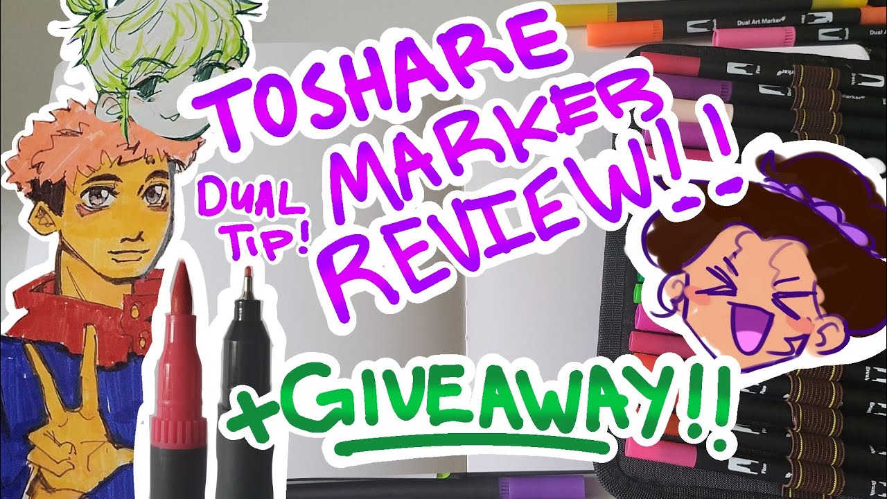 TOSHARE MARKER REVIEW + GIVEAWAY💚‼️‼️