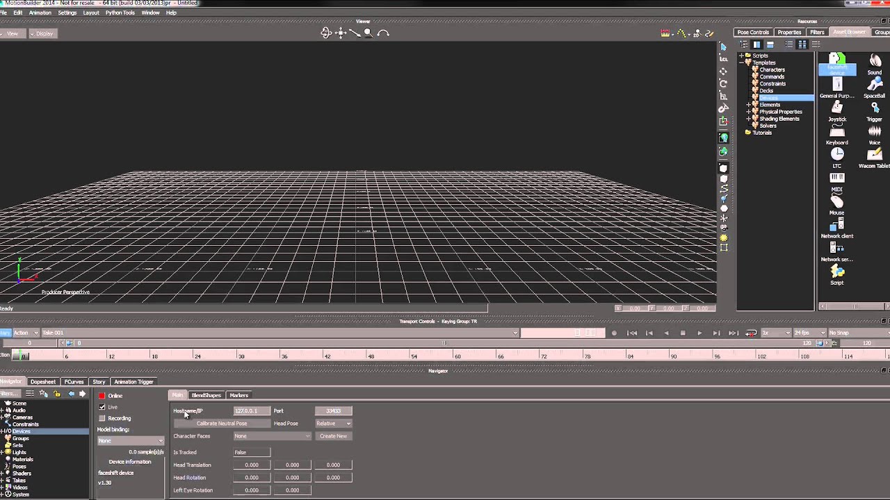 faceshift motion builder plugin tutorial: 1 Intro