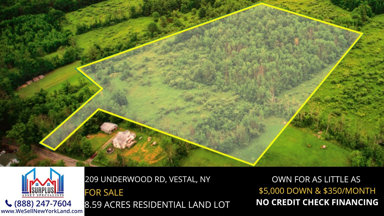 209 Underwood Rd Vestal, New York - New York Land For Sale  - www.WeSellNewYorkLand.com