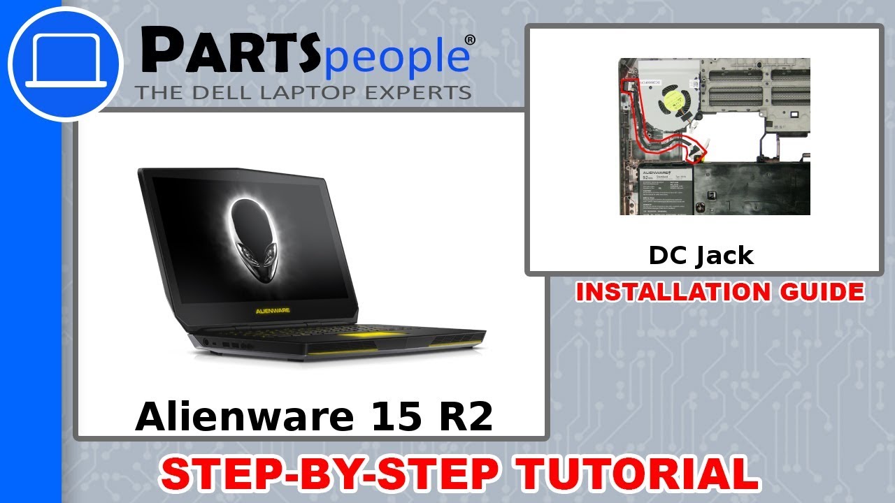 Dell Alienware 15 R2 (P42F002) DC Jack How-To Video Tutorial